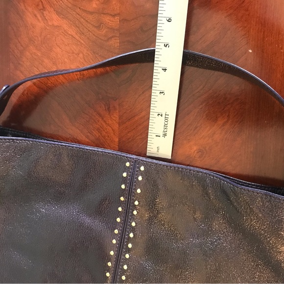 Michael Kors Astor Hobo Bag Studs Details Leather Bag - Picture 10 of 14